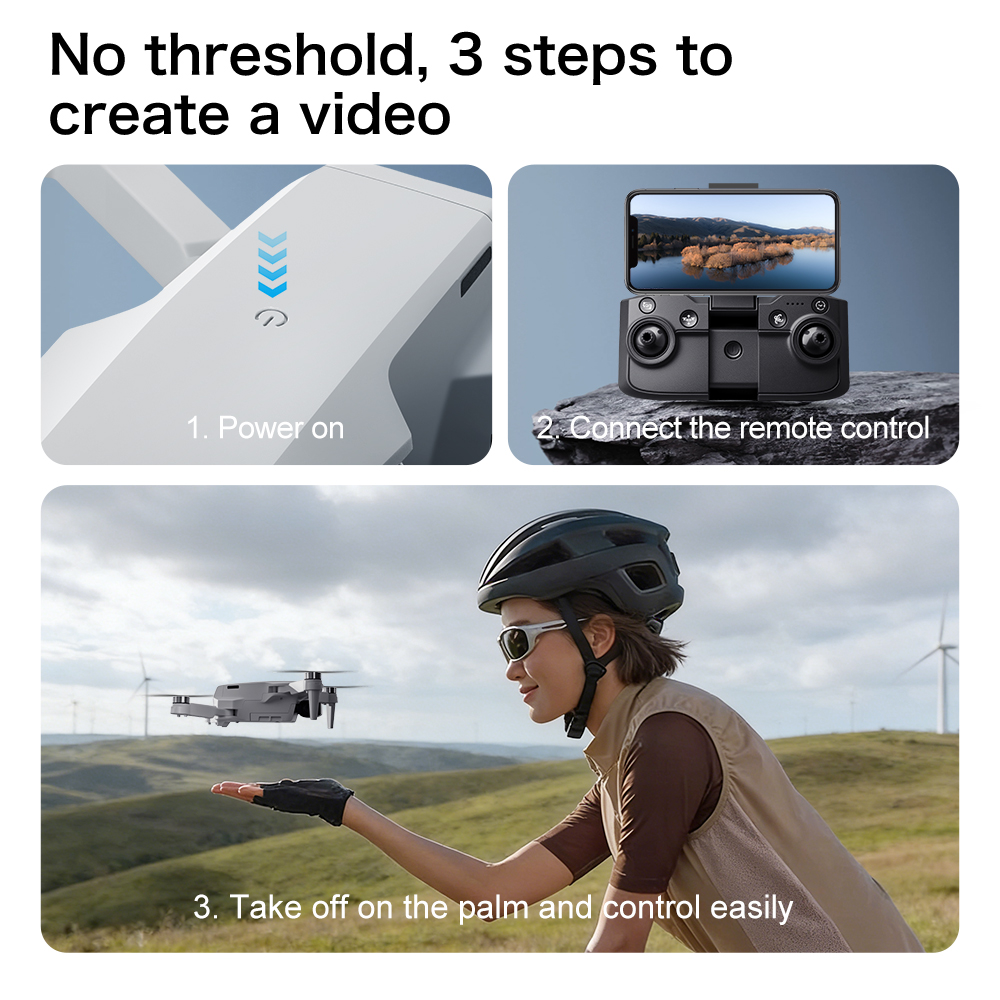 Drone RC Aeri100 HD Profission - Drone Kit Professional avaliação e preço