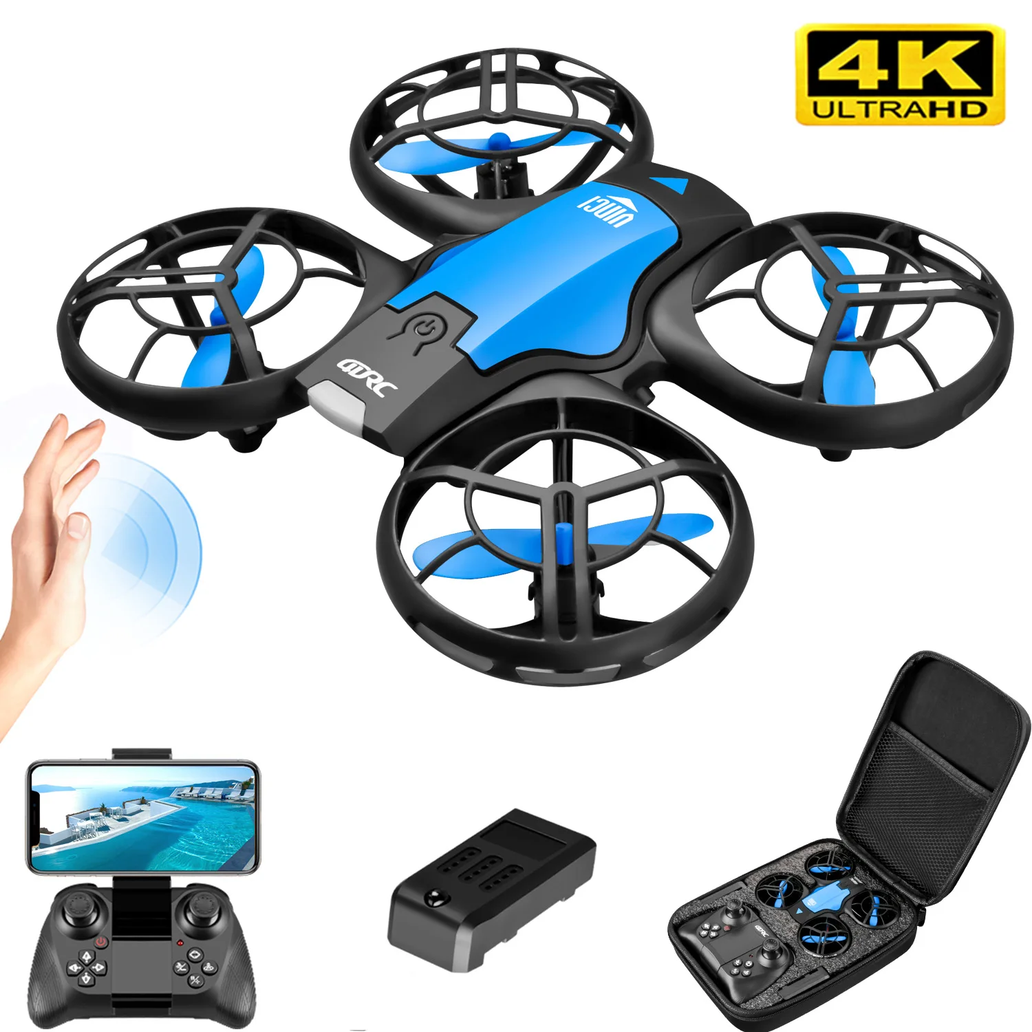 Novo Mini Drone V8 4K Profissi - Drone Kit Professional avaliação e preço