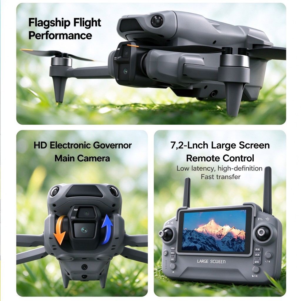 Novo Drone GPS LF682 MAX Profi - Drone Kit Professional avaliação e preço